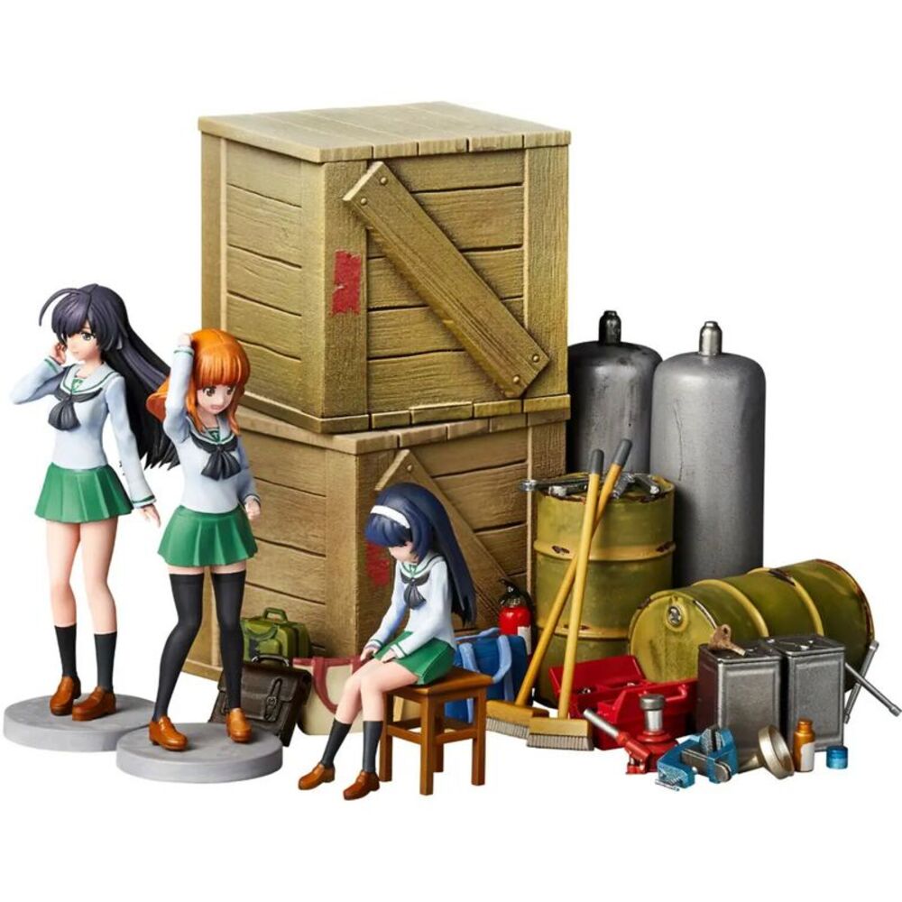 Girld und Panzer - ARTPLA - Last Chapter Garage Plastic Model Kit Set B